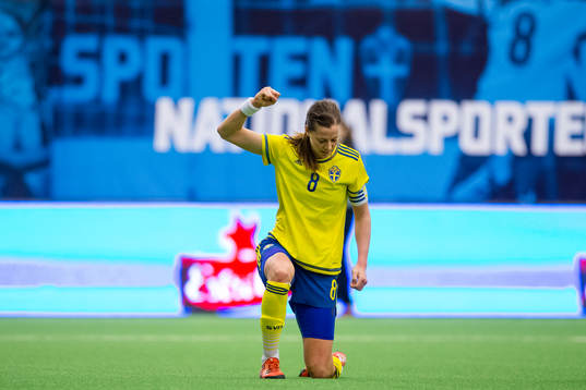 Sveriges Lotta Schelin jublar