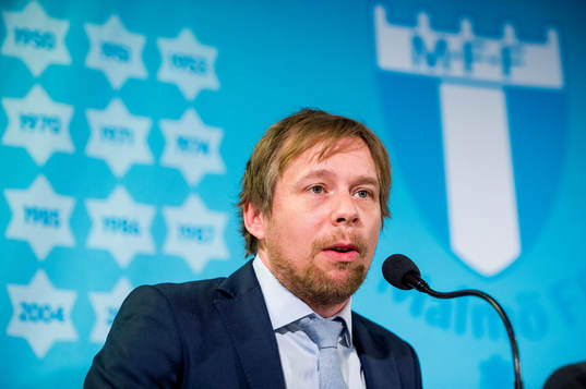 Malmö FFs kommunikationschef Peter Åhlander Anders