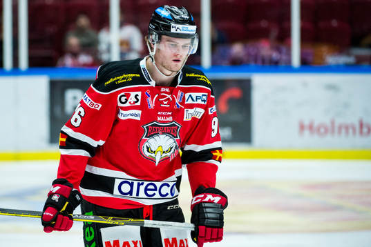 Malmö Redhawks Kim Rosdahl deppar