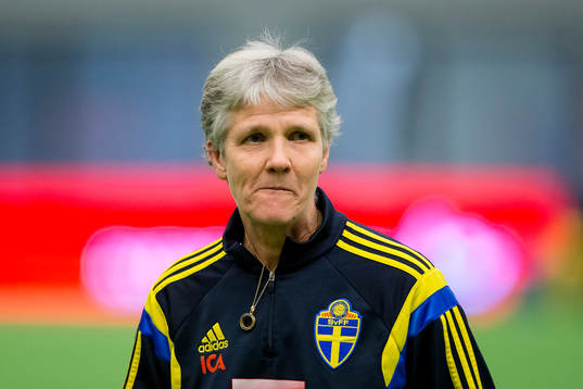 Sveriges förbundskapten Pia Sundhage
