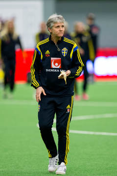 Sveriges förbundskapten Pia Sundhage