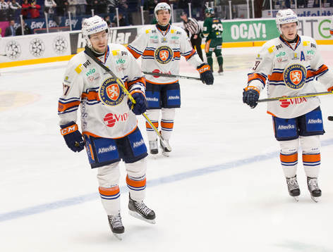 Växjös Robert Rosén, Richard Gynge  och Tuomas Kiiskinen