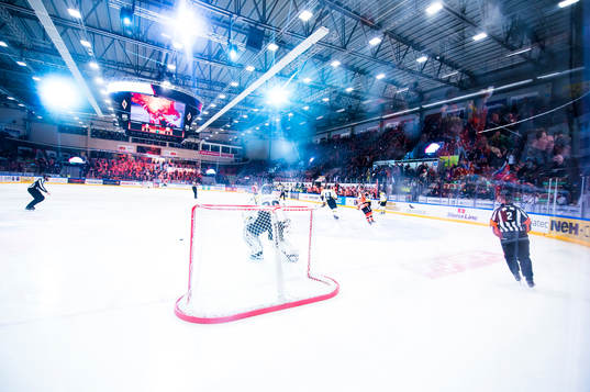 Karlskronas Alexander Bergström har gjort 2-1