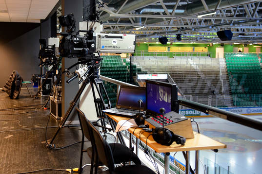 Media läktaren Lindab Arena