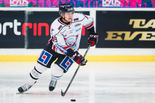 Linköpings Rhett Rakhshani i aktion