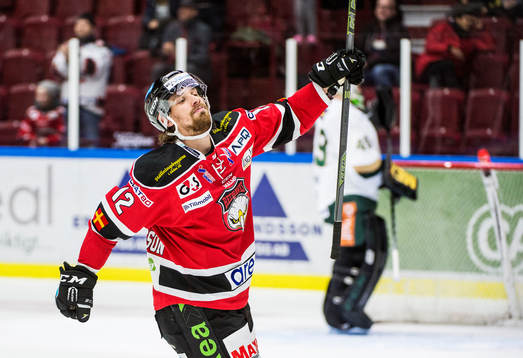 Malmö Redhawks Andreas Thuresson jublar