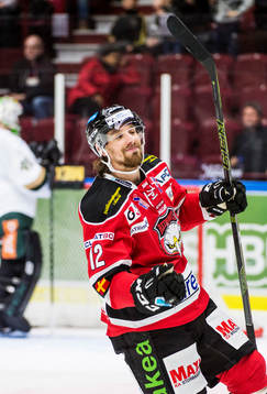 Malmö Redhawks Andreas Thuresson jublar