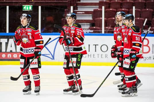 Malmö Redhawks Nils Andersson, Henrik Hetta, Andreas