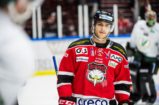 Malmö Redhawks Björn Svensson deppar