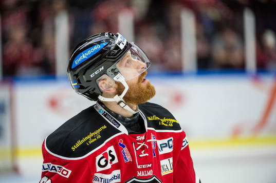 Malmö Redhawks Jens Olsson deppar