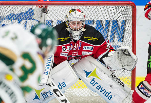 Malmö Redhawks målvakt Jonas Gunnarsson