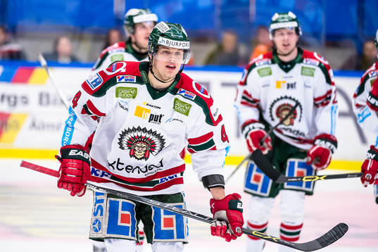 Frölundas Jacob Larsson jublar