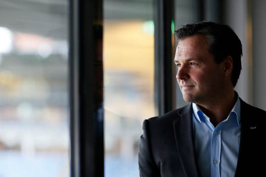 Nya Idrottsparken Norrköpings ordförande Peter Hunt