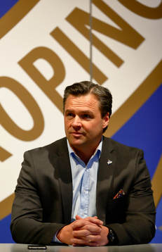 Nya Idrottsparken Norrköpings ordförande Peter Hunt