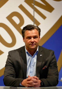 Nya Idrottsparken Norrköpings ordförande Peter Hunt