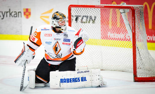 Karlskronas målvakt Johan Holmqvist