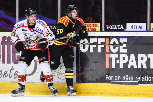 Luleås Lucas Wallmark och Brynäs Sebastian Enterfeldt