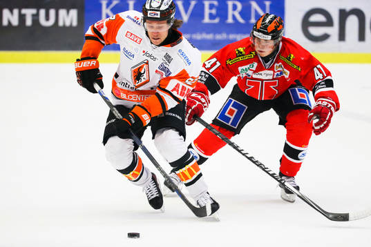 Karlskronas Jesper Olofsson och Örebros Joel Mustonen