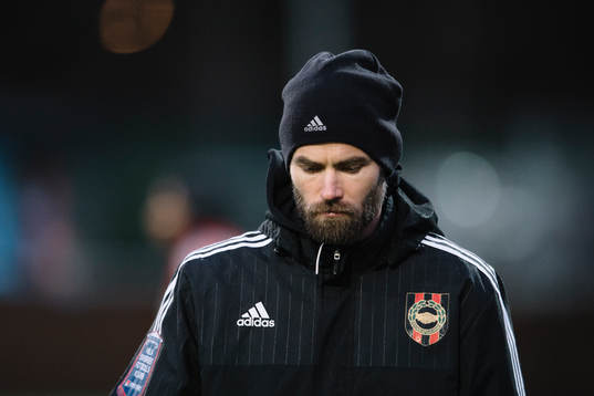 Brommapojkarnas tränare Olof Mellberg