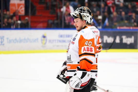Karlskronas målvakt Johan Holmqvist