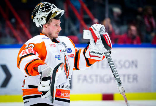 Karlskronas målvakt Johan Holmqvist deppar