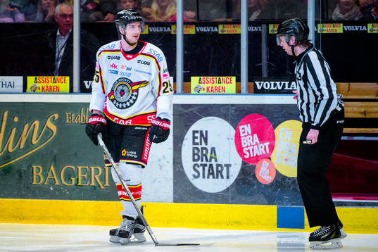 Luleås Anton Hedman deppar