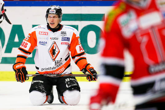 Karlskronas Gustav Ahnelöv deppar