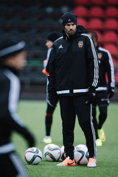 Brommapojkarnas tränare Olof Mellberg