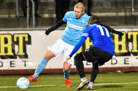 Malmös Anton Tinnerholm och Fremad Amagers Malte Meier