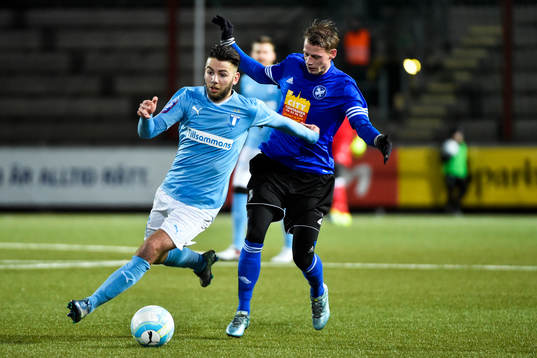 Malmös Erdal Rakip och Fremad Amagers Mike Mortensen