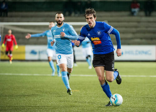under träningsmatchen i fotboll mellan Malmö FF och