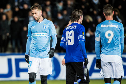 Malmös Kári Árnason och Markus Rosenberg och Fremad