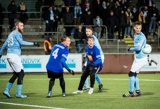 Malmös Jo Inge Berget, Kári Árnason och Markus Rosenberg