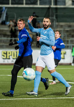 Malmös Guillermo Molins och Fremad Amagers Mike Mortensen