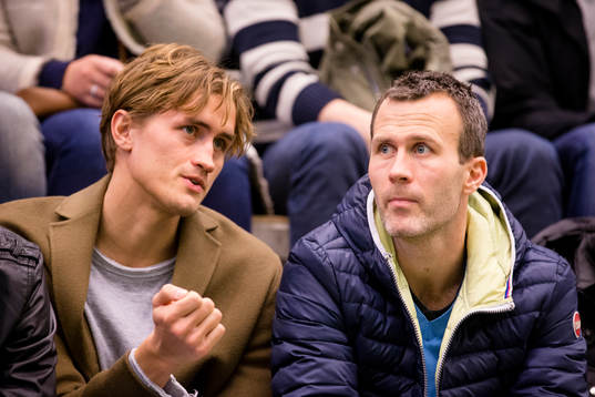 IFK Göteborgs Thomas Rogne och Hjalmar Jonsson på