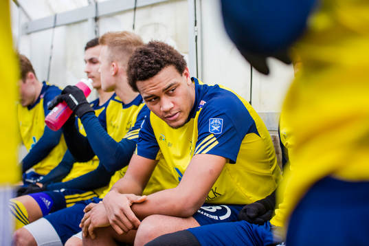 Ängelholms Patrick Dyrestam på bänken