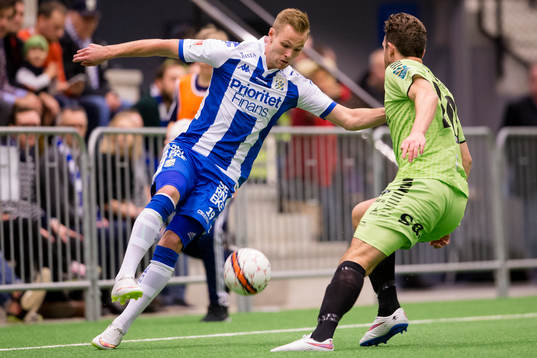 IFK Göteborgs Gustav Engvall mot Sarpsborgs Anders Östli
