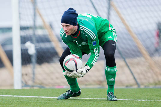 Ängelholms målvakt Carl Lindell