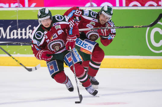 Frölundas Ryan Lasch och Mats Rosseli Olsen