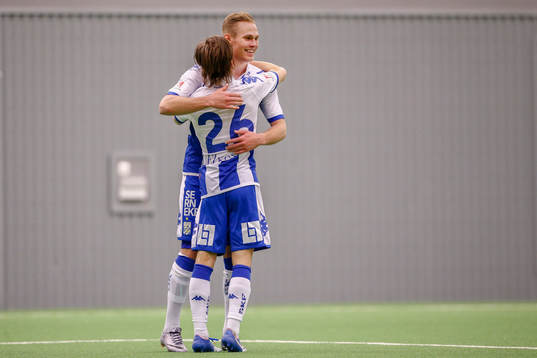 IFK Göteborgs Gustav Engvall jublar