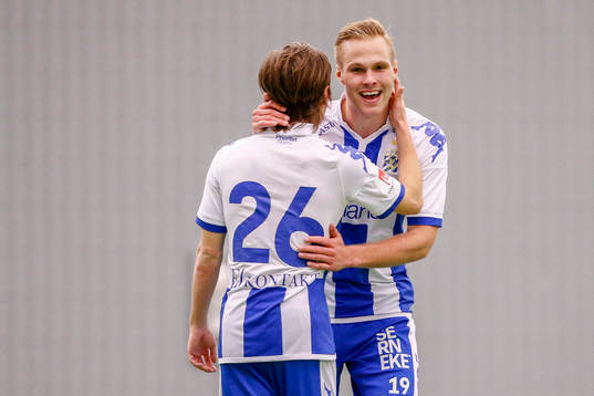 IFK Göteborgs Gustav Engvall jublar