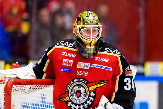 Luleås målvakt Joel Lassinantti
