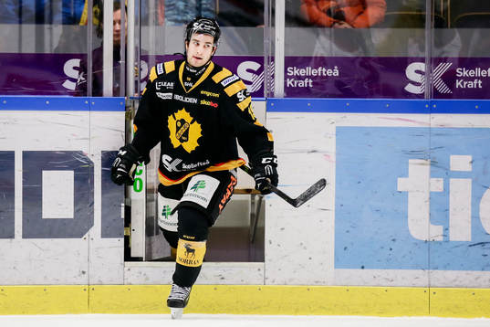 Skellefteås Andrew Calof får matchstraff