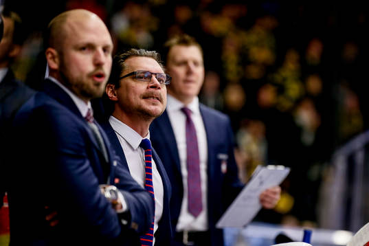 Malmö Redhawks tränare Björn Hellkvist , assisterande