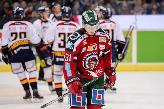 Frölundas Nicklas Lasu deppar