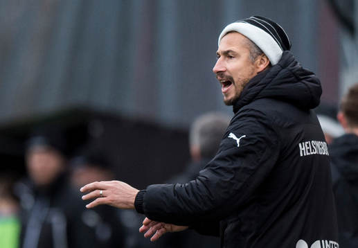 Helsingborgs manager Henrik Larsson