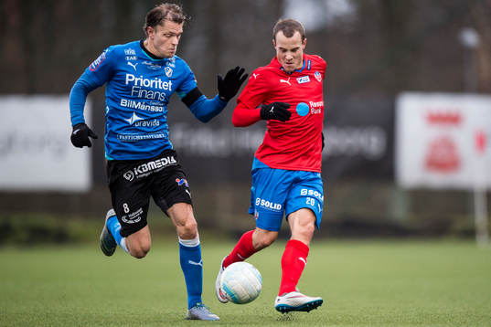 Halmstads Kristoffer Fagercrantz och Helsingborgs Calle Wede