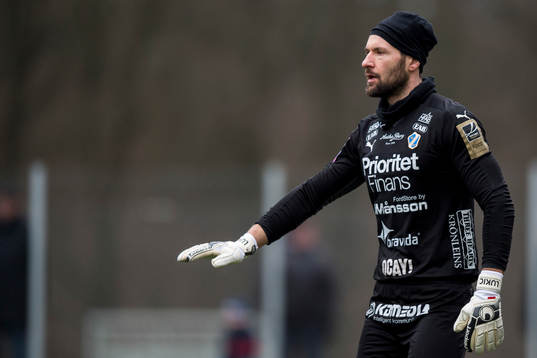 Halmstads målvakt Stojan Lukic