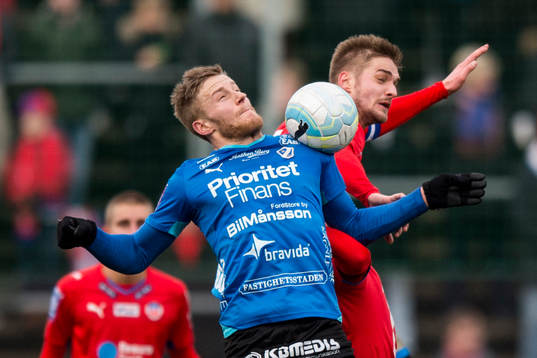 Halmstads Alexander Ruud och Helsingborgs Johan Mårtensson