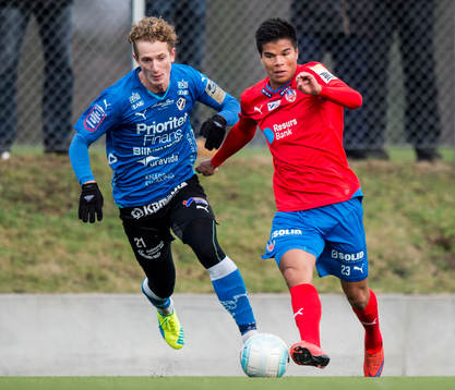 Halmstads Andreas Bengtsson och Helsingborgs Jonathan
